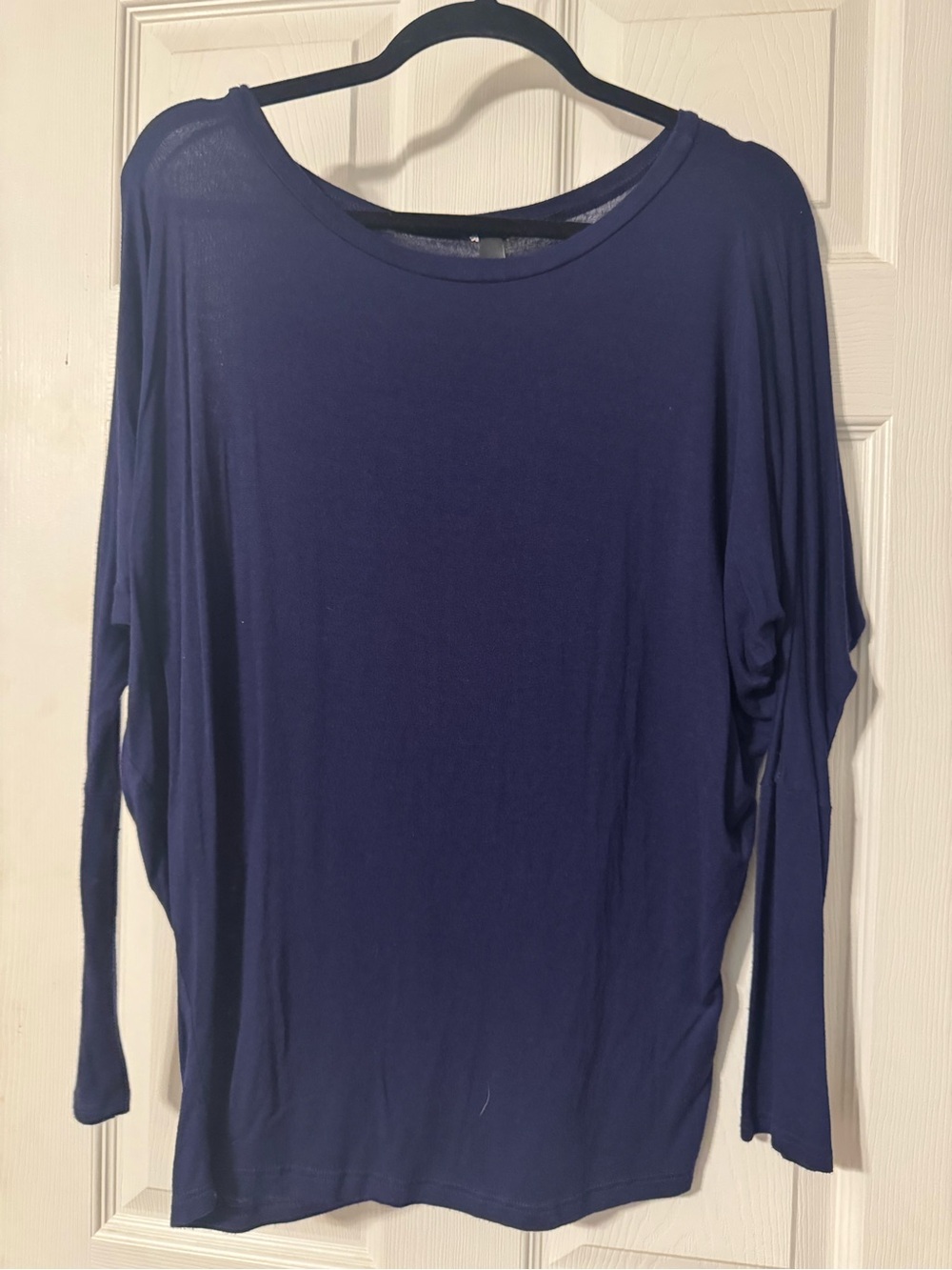Classic Women's Long Sleeve Top - Navy